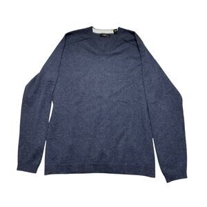 Two a.m Cashmere Sweater V-neck Men’s Large Blue